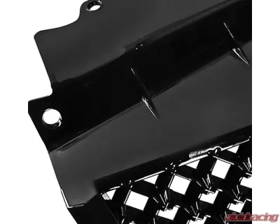 Spec-D Glossy Black ABS Mesh Grille Cadillac CTS 2003-2007 - HG-CTS03JM-V2-RS