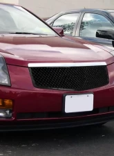 Spec-D Glossy Black ABS Mesh Grille Cadillac CTS 2003-2007                                     - HG-CTS03JM-V2-RS - Image 8