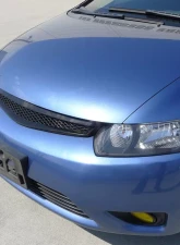 Spec-D TR Style Black ABS Mesh Grille Honda Civic 2006-2008                                     - HG-CV062TR - Image 7