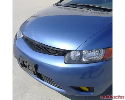 Spec-D TR Style Black ABS Mesh Grille Honda Civic 2006-2008 - HG-CV062TR
