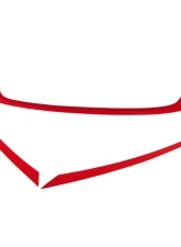 Spec-D Red ABS Grille Trim Covers Honda Civic 2016-2018                                     - HG-CV16RD-MD-BN - Image 10