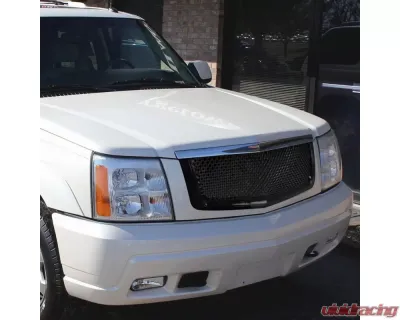 Spec-D Glossy Black ABS Mesh Grille Cadillac Escalade 2002-2006 - HG-ECLD02JM-RS