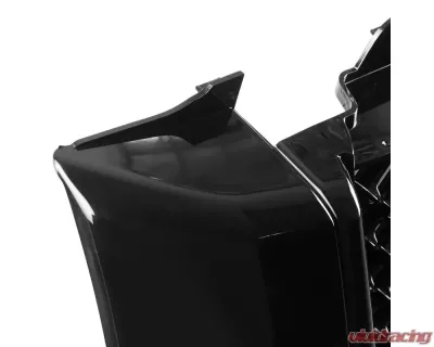 Spec-D Glossy Black ABS Mesh Grille GMC Envoy 2002-2007 - HG-EVY02JM