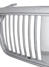 Spec-D Chrome ABS Vertical Front Grille Ford | Lincoln 2004-2008                                     - HG-F15004CVT-TY - Image 2