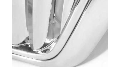 Spec-D Chrome ABS Vertical Front Grille Ford F-150 | Lincoln Mark LT 2004-2008                                     - HG-F15004CVT-TY - Image 4