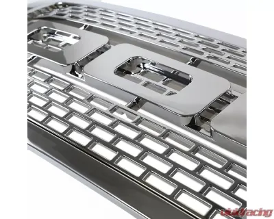 Spec-D Raptor Style Chrome ABS Grille Ford F-150 2009-2014 - HG-F15009C-R-RS