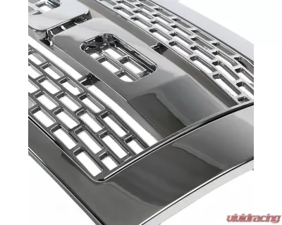 Spec-D Raptor Style Chrome ABS Grille Ford F-150 2009-2014 - HG-F15009C-R-RS