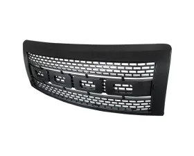 Spec-D Raptor Style Carbon Fiber Look ABS Grille Ford F-150 2009-2014