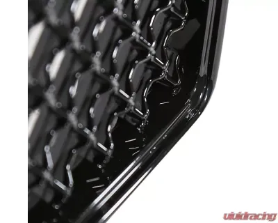 Spec-D Glossy Black ABS Mesh Grille Ford F-150 2009-2014 - HG-F15009JM-JL