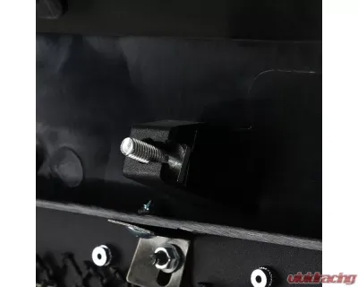 Spec-D Glossy Black ABS Rivet Style Grille w/ Stainless Steel Mesh Ford F-150 2009-2014 - HG-F15009JMSS-HJ