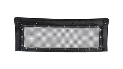 Spec-D Glossy Black ABS Rivet Style Grille w/ Stainless Steel Mesh Ford F-150 2009-2014                                     - HG-F15009JMSS-HJ - Image 9