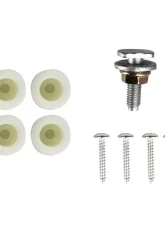 Spec-D Chrome ABS Rivet Style Grille w/ Stainless Steel Mesh Ford F-150 2015-2017                                     - HG-F15015SS - Image 9