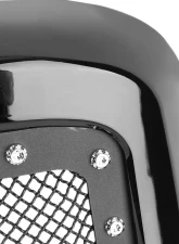 Spec-D Black ABS Rivet Style Grille w/ Stainless Steel Mesh Ford F-Series | Excursion 2005-2007                                     - HG-F25005JMSS-HJ - Image 4