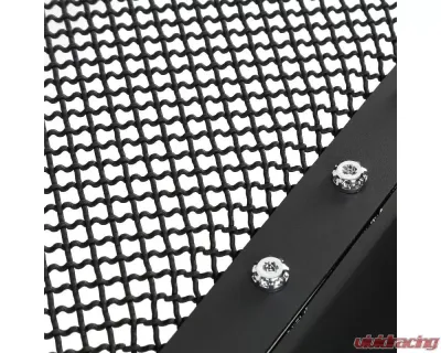 Spec-D Black ABS Rivet Style Grille w/ Stainless Steel Mesh Ford F-Series | Excursion 2005-2007 - HG-F25005JMSS-HJ