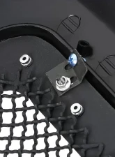 Spec-D Black ABS Rivet Style Grille w/ Stainless Steel Mesh Ford F-Series | Excursion 2005-2007                                     - HG-F25005JMSS-HJ - Image 6