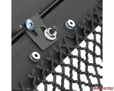 Spec-D Black ABS Rivet Style Grille w/ Stainless Steel Mesh Ford F-Series | Excursion 2005-2007 - HG-F25005JMSS-HJ