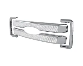 Spec-D Platinum Style Chrome ABS Grille Overlay Ford F-Series 2011-2016