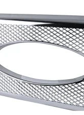 Spec-D Platinum Style Chrome ABS Grille Overlay Ford F-Series 2011-2016                                     - HG-F25011CV2-MD-GL - Image 2