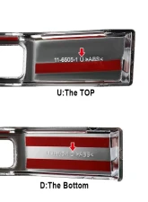 Spec-D Chrome ABS Grille Overlay Ford F-Series 2017-2018                                     - HG-F25017C-MD-GL - Image 6