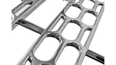 Spec-D Chrome ABS Mesh Grille GMC Sierra 2007-2013                                     - HG-GMC07CV2 - Image 5