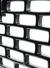 Spec-D Glossy Black ABS Denali Style Mesh Grille  GMC Sierra 2014-2015                                     - HG-GMC14JM-JL - Image 3