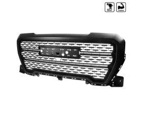Spec-D Matte Black ABS Denali Style Mesh Grille GMC Sierra 2019-2020