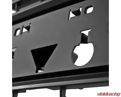 Spec-D Matte Black ABS Denali Style Mesh Grille GMC Sierra 2019-2020 - HG-GMC1915BB-GL