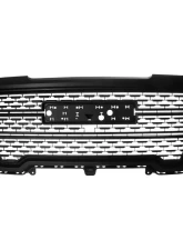 Spec-D Matte Black ABS Denali Style Mesh Grille GMC Sierra 2019-2020                                     - HG-GMC1915BB-GL - Image 9