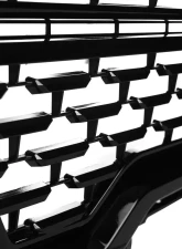 Spec-D Glossy Black ABS Mesh Grille GMC Sierra 2019-2020                                     - HG-GMC1915JM-GL - Image 2
