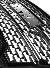 Spec-D Glossy Black ABS Mesh Grille GMC Sierra 2019-2020                                     - HG-GMC1915JM-GL - Image 4