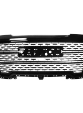 Spec-D Glossy Black ABS Mesh Grille GMC Sierra 2019-2020                                     - HG-GMC1915JM-GL - Image 9