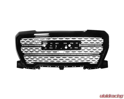 Spec-D Glossy Black ABS Mesh Grille GMC Sierra 2019-2020 - HG-GMC1915JM-GL