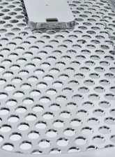 Spec-D Chrome ABS Round Hole Mesh Grille GMC Sierra | Yukon 1999-2006                                     - HG-GMC99CO - Image 2