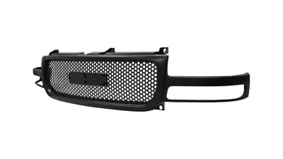 Spec-D Black ABS Round Hole Mesh Grille GMC Sierra | Yukon 1999-2006                                     - HG-GMC99JMO - Image 10
