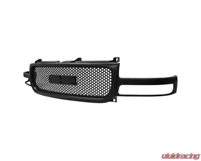 Spec-D Black ABS Round Hole Mesh Grille GMC Sierra | Yukon 1999-2006 - HG-GMC99JMO