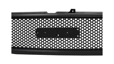 Spec-D Black ABS Round Hole Mesh Grille GMC Sierra | Yukon 1999-2006                                     - HG-GMC99JMO - Image 7