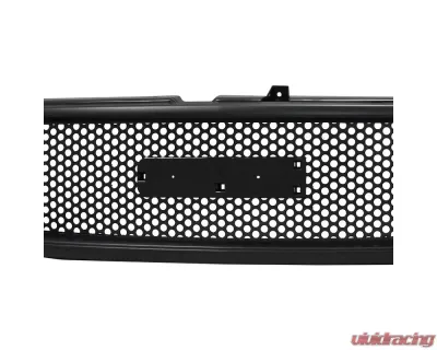 Spec-D Black ABS Round Hole Mesh Grille GMC Sierra | Yukon 1999-2006 - HG-GMC99JMO
