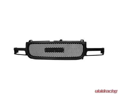 Spec-D Black ABS Round Hole Mesh Grille GMC Sierra | Yukon 1999-2006 - HG-GMC99JMO