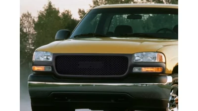 Spec-D Black ABS Round Hole Mesh Grille GMC Sierra | Yukon 1999-2006                                     - HG-GMC99JMO - Image 10