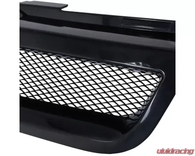 Spec-D Black ABS Grille w/ Aluminum Mesh Volkswagen Jetta 1999-2004 - HG-JET99TR