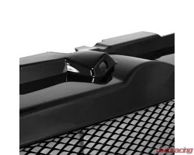 Spec-D Black ABS Grille w/ Aluminum Mesh Volkswagen Jetta 1999-2004 - HG-JET99TR