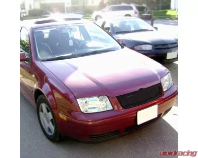 Spec-D Black ABS Grille w/ Aluminum Mesh Volkswagen Jetta 1999-2004 - HG-JET99TR