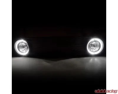 Spec-D Black ABS Grille w/ Dual H10 Fog Lights Ford Mustang 2005-2009 - HG-MST05HFOGBK