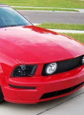 Spec-D Black ABS Grille w/ Dual H10 Fog Lights Ford Mustang 2005-2009                                     - HG-MST05HFOGBK - Image 8