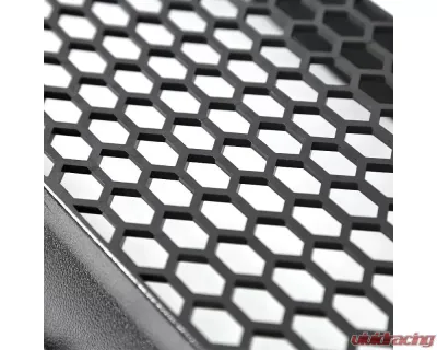 Spec-D Black ABS Mesh Grille w/ Dual Integrated LED Bar Ford Mustang 2015-2017 - HG-MST15BKDRL-GP