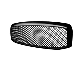 Spec-D Glossy Black ABS Mesh Grille Dodge Ram 2006-2008