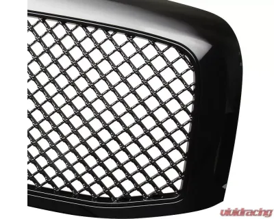 Spec-D Glossy Black ABS Mesh Grille Dodge Ram 2006-2008 - HG-RAM06JM