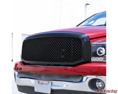 Spec-D Glossy Black ABS Mesh Grille Dodge Ram 2006-2008 - HG-RAM06JM