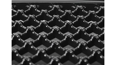 Spec-D Glossy Black ABS Mesh Grille Dodge Ram 2006-2008                                     - HG-RAM06JM - Image 8