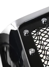 Spec-D Chrome ABS Rivet Style Grille w/ Stainless Steel Mesh Dodge Ram 2006-2008                                     - HG-RAM06SS - Image 5
